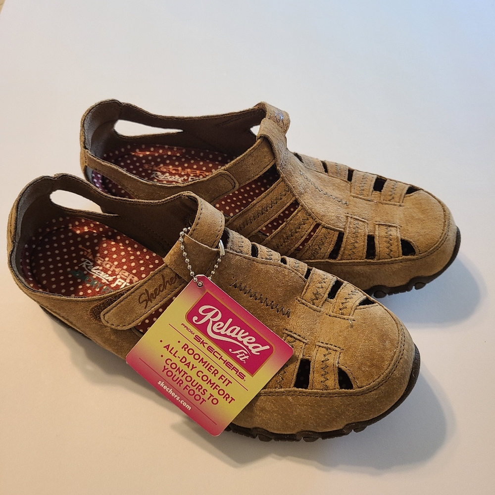 NEW Skechers Bikers Giribaldi Snapper Fisherman Relaxed Fit Memory Foam Sandal